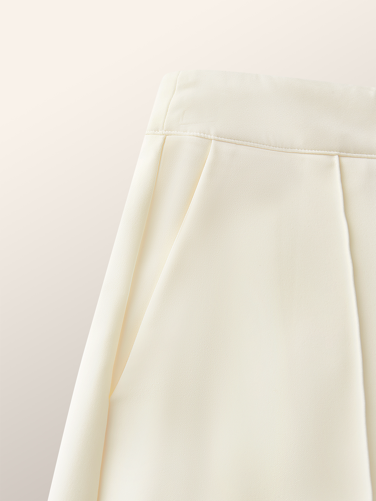 Versatile Straight-Cut White Pants