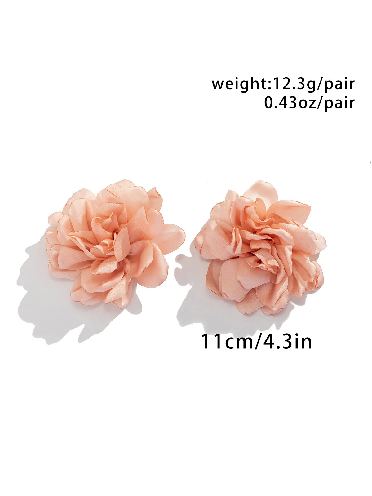 Banquet Party 3D Flower Earrings Music Festival Holiday Female Jewelry