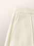 Versatile Straight-Cut White Pants